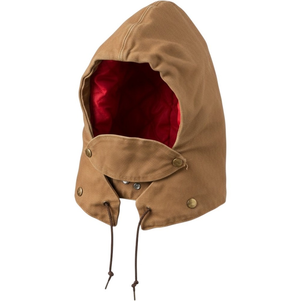 Carhartt Duck Replacement Hood Brown Excellent Quilted Lining A04 BRN USA
